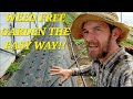 Weed free market garden  how to use landscape fabric for a weed free garden