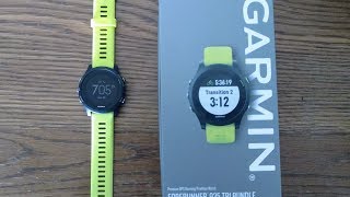 Garmin Forerunner 935 tri bundle Unboxing and Quick Look
