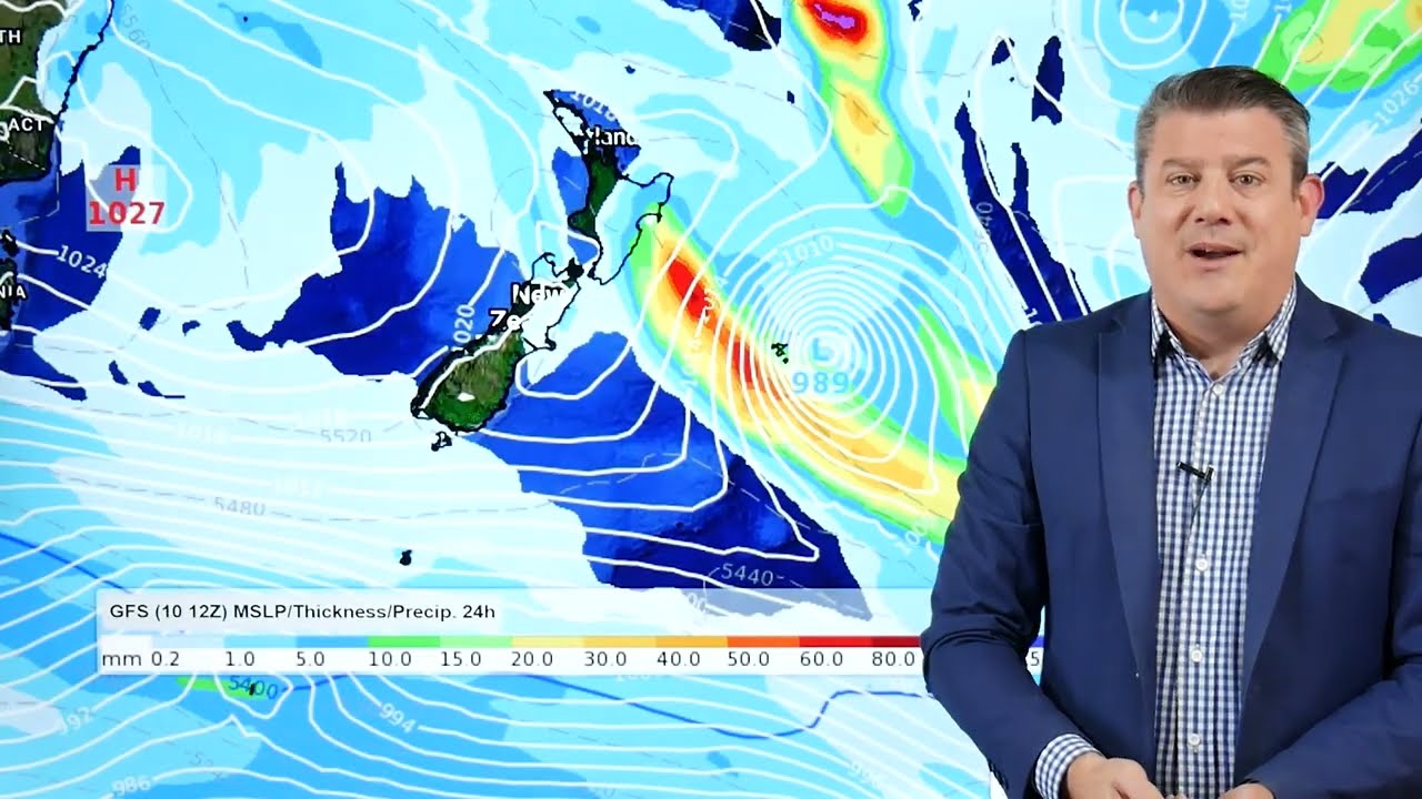 Monday Update as ex-tropical Cyclone Fili heads into NZ’s North Island