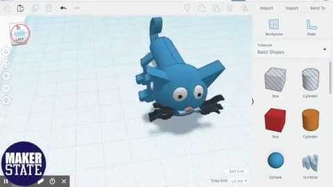 3D Design with TinkerCAD: Life in 3D - Animated Cat