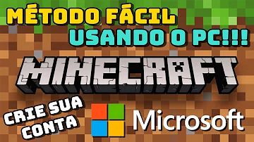 Como criar uma conta no Minecraft no PC?