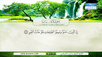 سورة لقمان | تلاوة مباركة من الآية 1 إلى الآية 11 | بصوت القارئ الشيخ ياسر القرشي