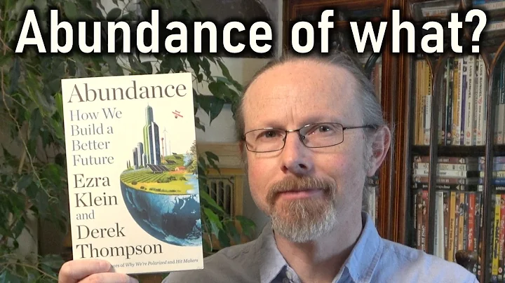 Book review of Abundance by Ezra Klein and Derek Thompson