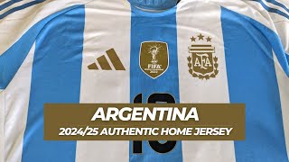 Argentina 2024/25 Authentic Home Jersey Review