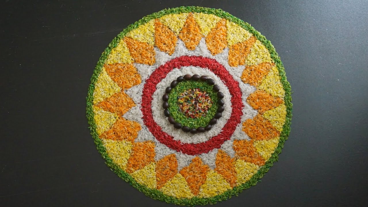 Beautiful Onam Pookalam Design || Onam Pookalam Designs 2020 ...