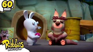 There's a Werewolf amoung the Rabbids! | RABBIDS INVASION | 1H compilation | Cartoon for kids