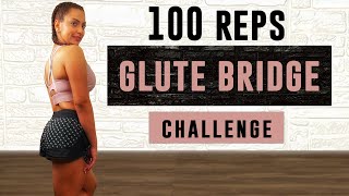 100 REPS GLUTES BRIDGE ( BUTT WORKOUT WITH NO EQUIPMENT) by Rock N Burn 557 views 3 days ago 5 minutes, 22 seconds