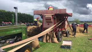 John Deere Model &quot;B&quot; and a Garvie Thresher, 2019.