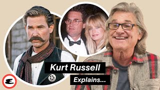 Kurt Russell On His Most Iconic Movie Roles \& Working w\/ Son Wyatt Russell | Explain This | Esquire