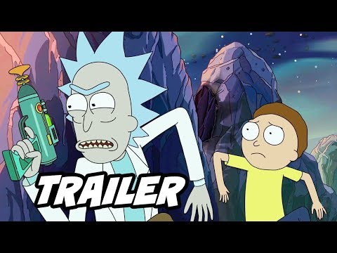 Rick and Morty Season 4 Trailer Official Easter Eggs and Jokes Breakdown