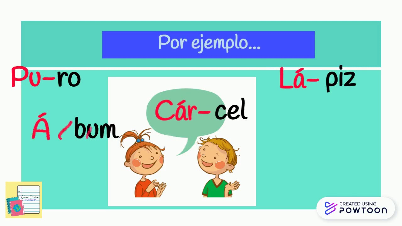 Clasificación de palabras según su acento YouTube