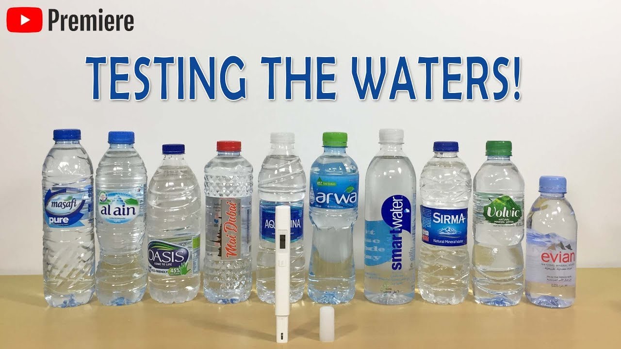 Bottled Water Brand Comparison Chart