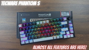 Tecware Phantom S - Mechanical Keyboard - RGB, LCD Screen And More!