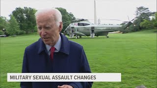 President Biden signs executive order that will change how military handles sexual assault cases