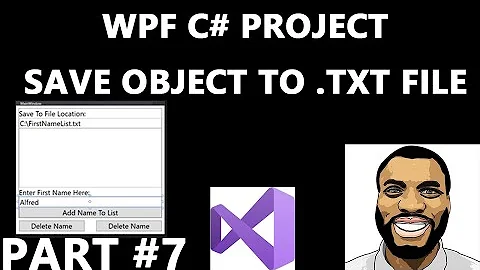 WPF C# Save List Of Object To File Visual Studio #7