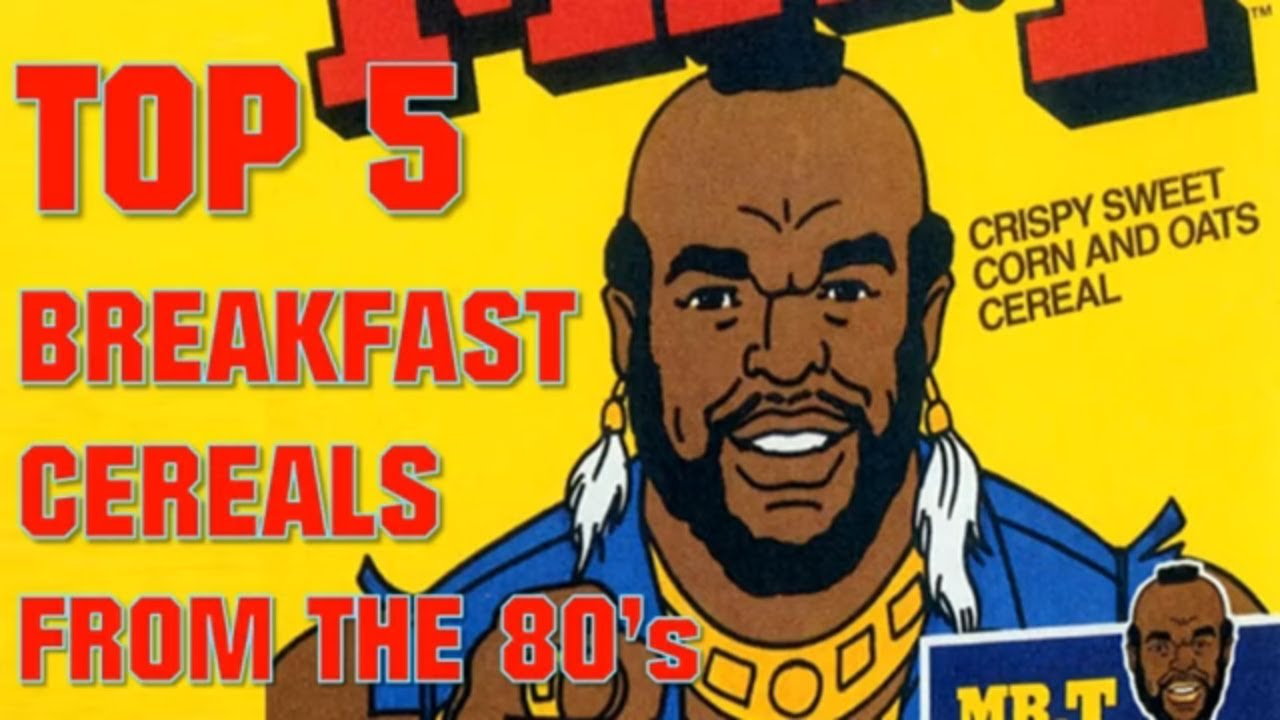 Counting Down the Top 5 Breakfast Cereals from the 80s YouTube