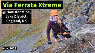 Via Ferrata XTREME Challenge in England’s Lake District! (Nov. 2023)