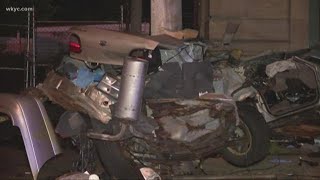 2 die in Cleveland crash as car ripped to pieces