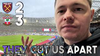 We won’t go up playing like that | West Ham 2 - 3 Southampton | Fan Reactions