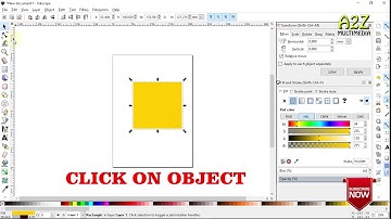 How to rotate an object or shape in inkscape