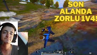 BU SEFER DUO VS SQUAD SON ALANDA ZORLU 1V4 - PUBG MOBİLE