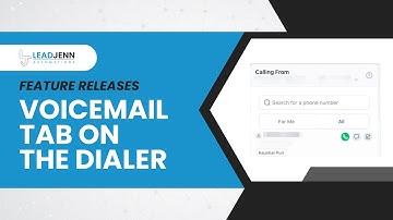 Voicemail Tab on the Dialer