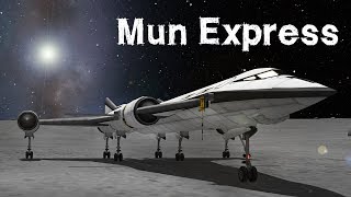 KSP: SSTO Spaceliner to Mun!