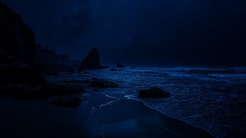 Deep Sleeping 10 Hours - Fall Asleep In 3 Minutes With Soothing Ocean Waves Rolling All Night