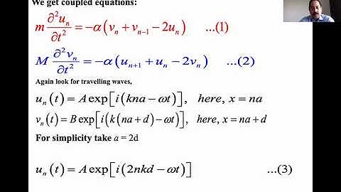 1D Diatomic lattice vibration by Dr. Bimal Kumar Sarkar, Dept. of Physics, Adamas University