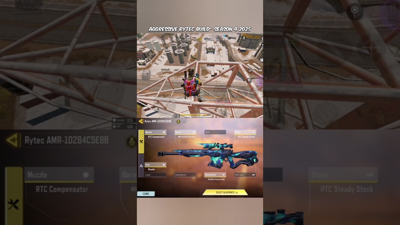 Aggressive ONE SHOT Rytec Build- Season 4 COD Mobile 2025