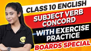 Subject Verb Concord Class 10 English Grammar | Concept, Rules and Exercise Practice | Board 2024