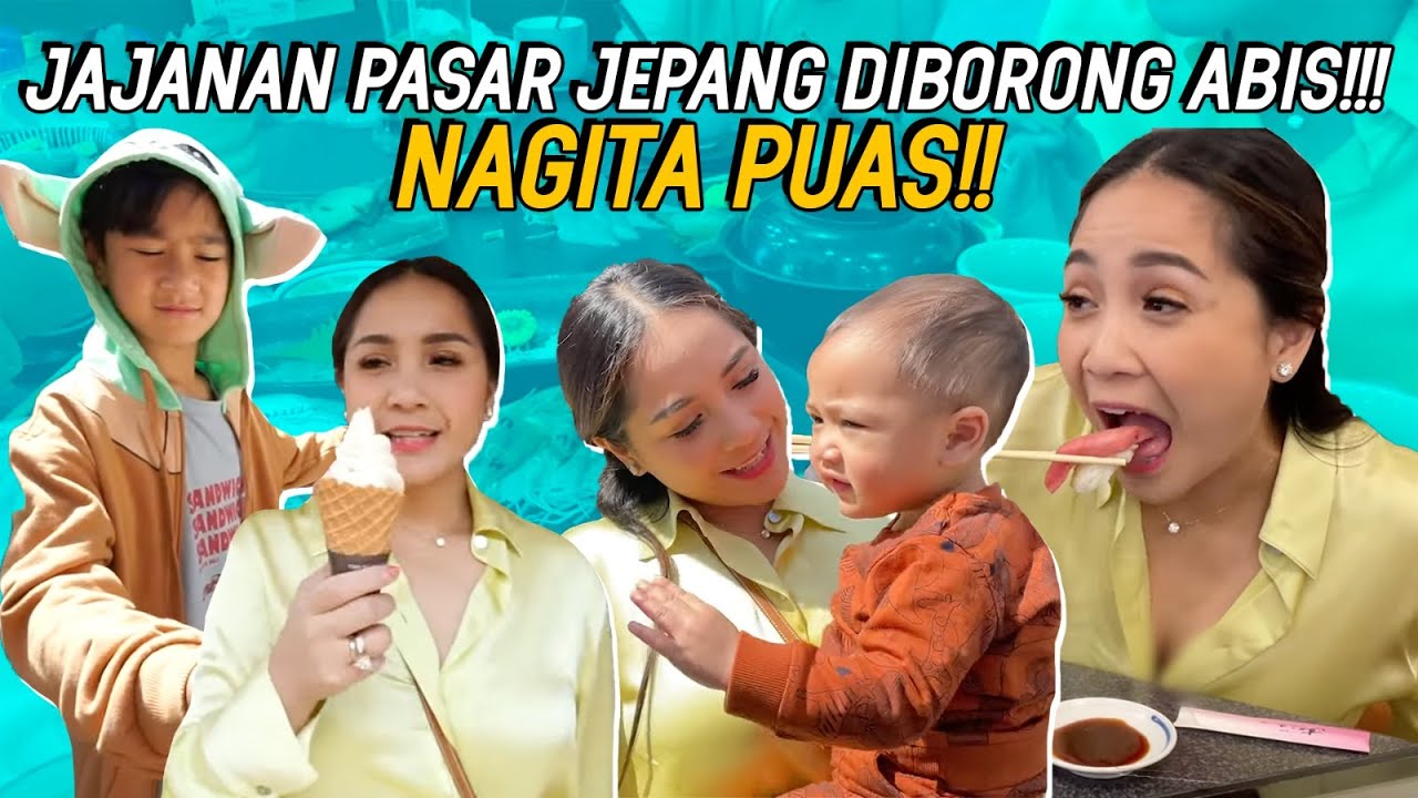 SURGANYA MAKANAN DI JEPANG BIKIN NAGITA KALAP JAJAN!! CIPUNG MALAH SIBUK PEMOTRETAN DI LANTAI 51 !!!