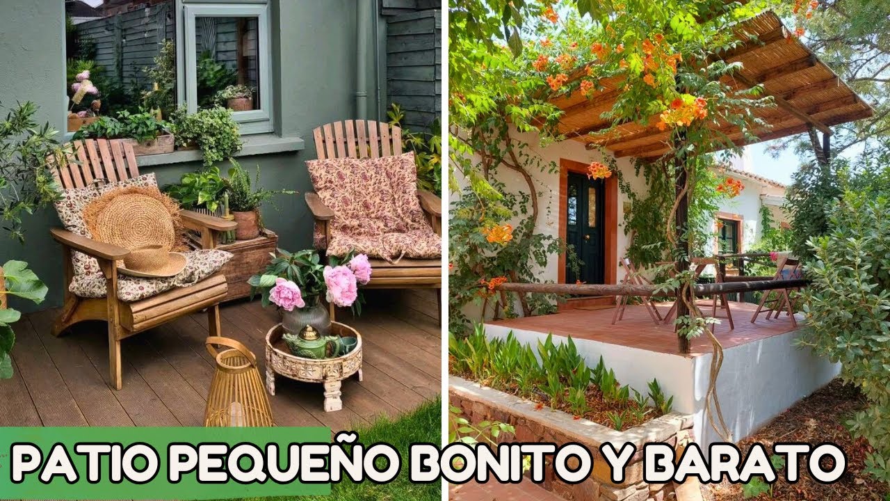 Convierte tu patio pequeño en un espacio hermoso y barato