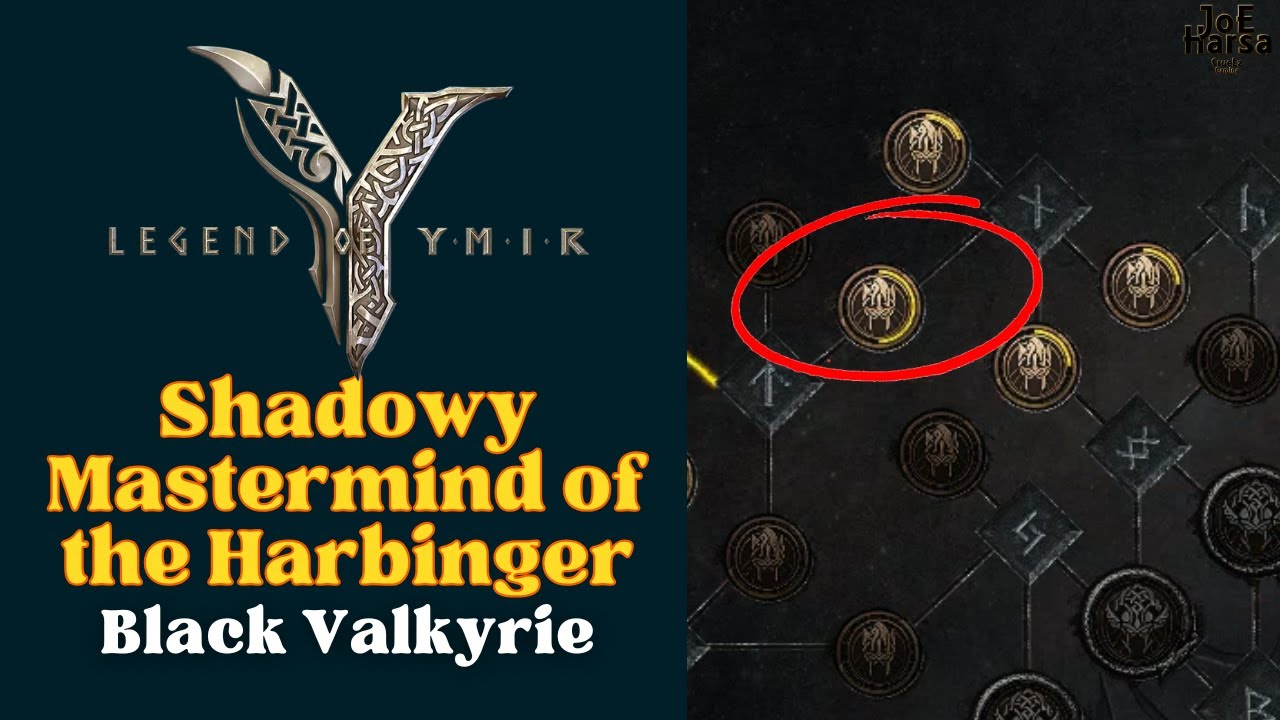 Shadowy Mastermind of the Harbinger Legend of YMIR Black Valkyrie