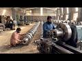 Skilled Workers Building a Massive Industrial Coupling | Heavy Machining Process in Workshop