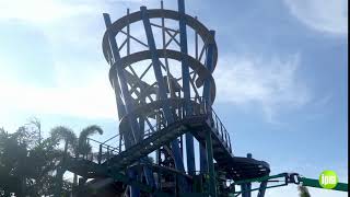 Infinity Falls tower construction timelapse