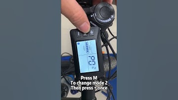 TT-EBIKE Change the display from KM to MPH