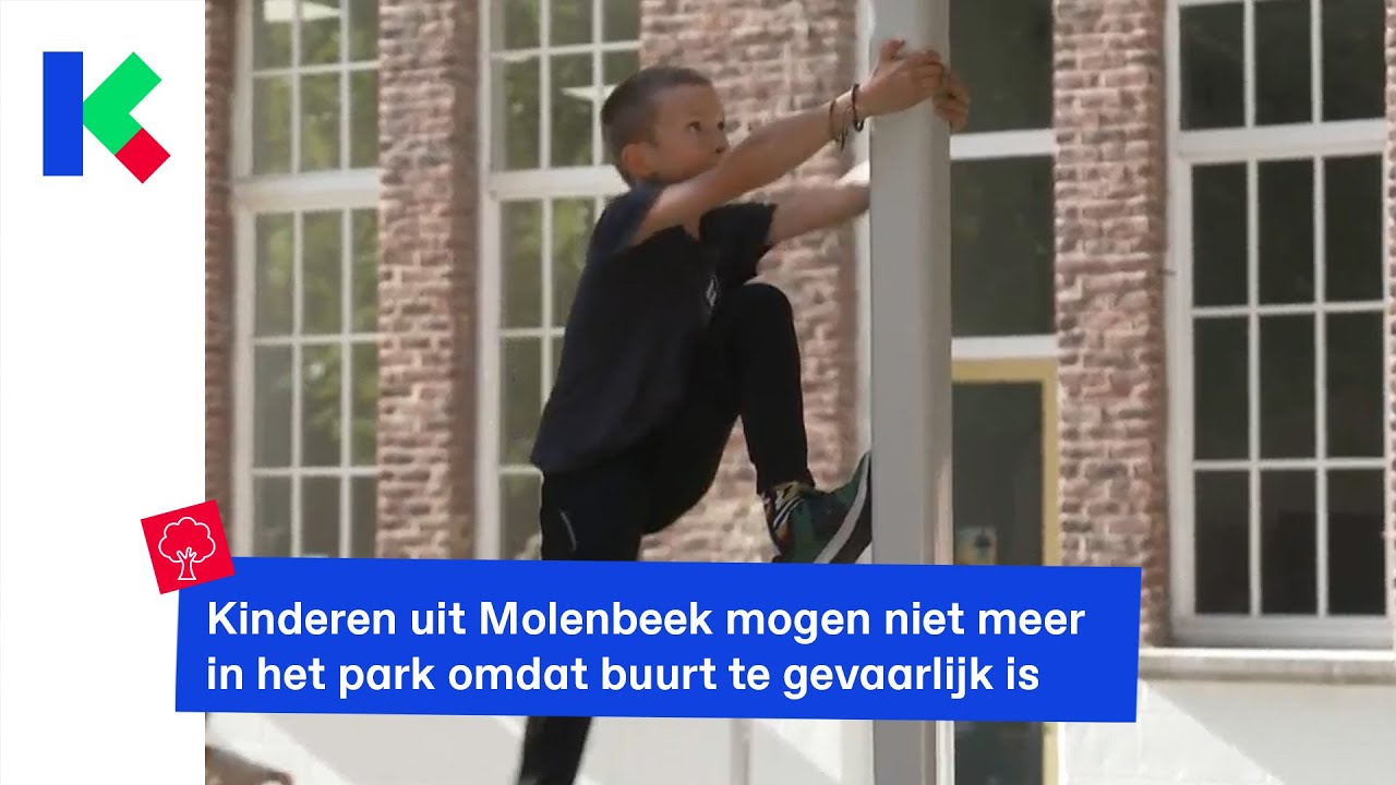 Kinderen uit Molenbeek mogen niet meer gaan spelen in het park omdat de buurt te gevaarlijk is