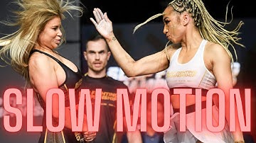 OMG! Slow Motion Compilation! - Slow Motion Women’s Power Slap 💥💪| #slowmotion  #WomensPowerSlap
