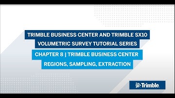 Trimble SX10 and TBC for Volumetric Survey - Chapter 8