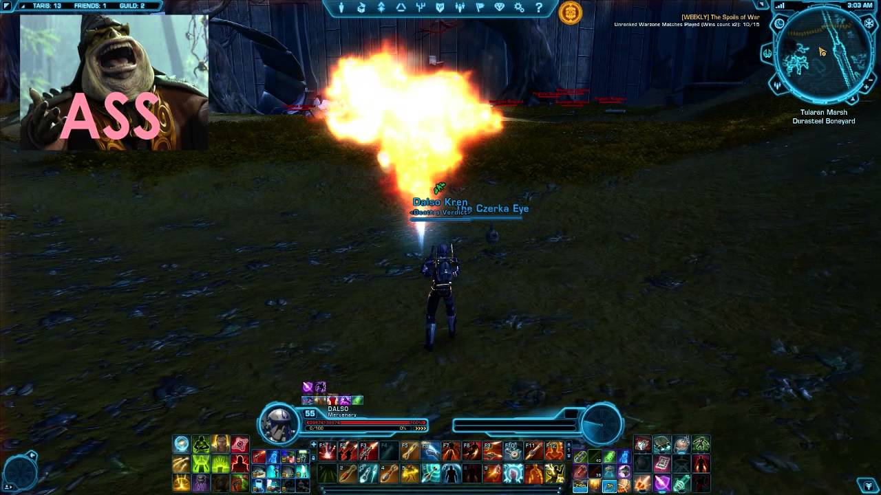 SWTOR - Endless Flamethrower Bug