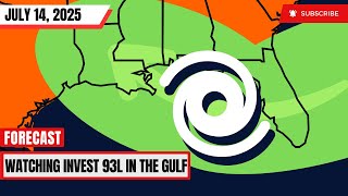 Potential Tropical Development in the Gulf, Watching Invest 93L - July 14, 2025 Weather Forecast