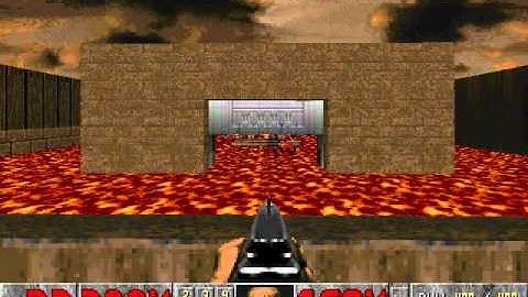 DOOM II: Demon Fear (UV Playthrough) [PC] - MAP19: Flood Of Fire