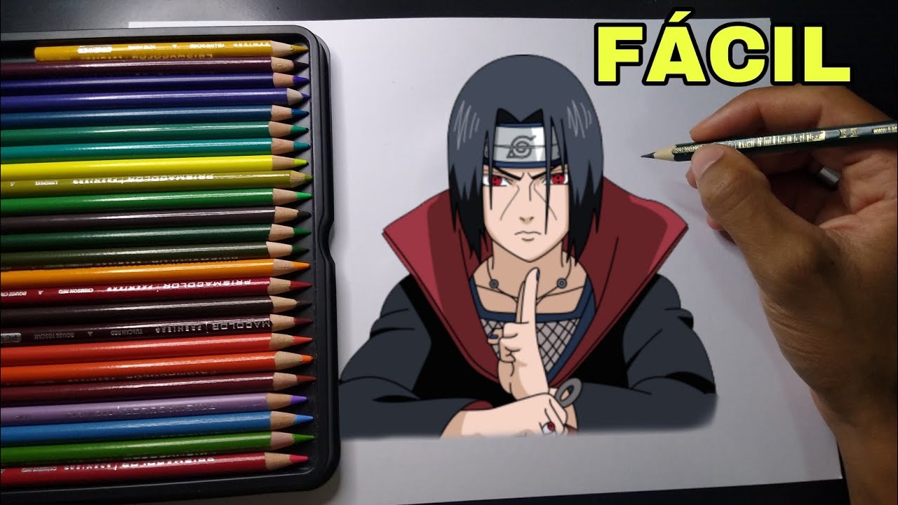 Como Desenhar - Natuto. #itachi #sharingan #uchiha #clanuchiha