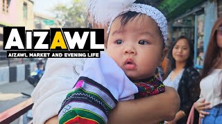 Exploring Aizawl Market and Evening Life