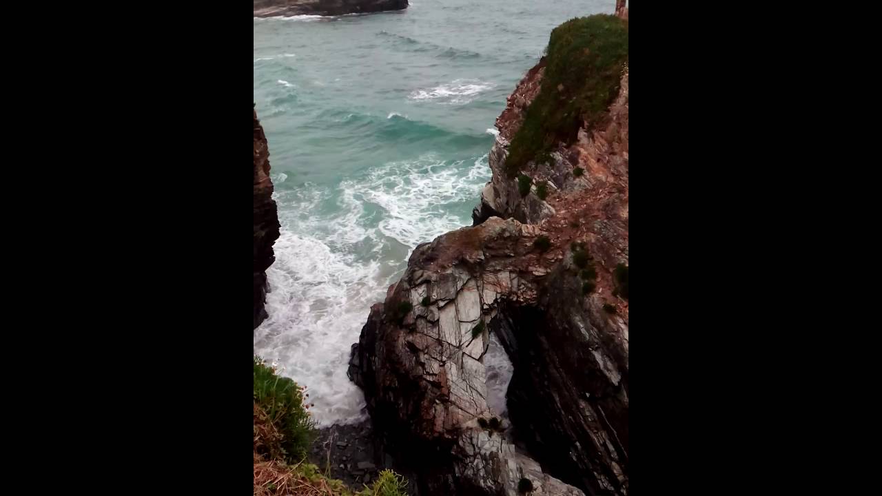 El mar en la Mariña de Lugo en la Playa do Castro