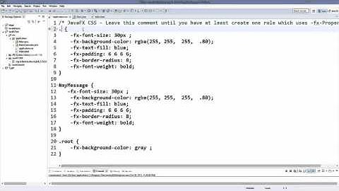 JavaFx Tutorial For Beginners 7   Styling with CSS in JavaFX