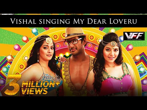 Vishal singing My Dear Loveru - Madha Gaja Raja Official Promo Video Song in HD