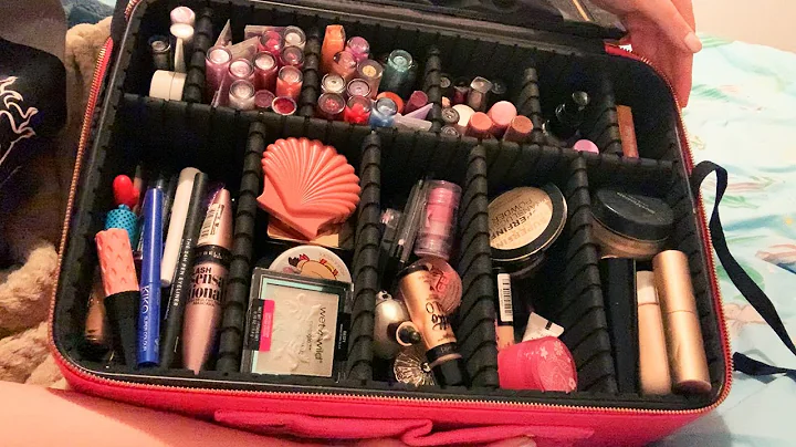 ASMR Makeup Collection Organising Part 2 (Whispered, Rummaging)