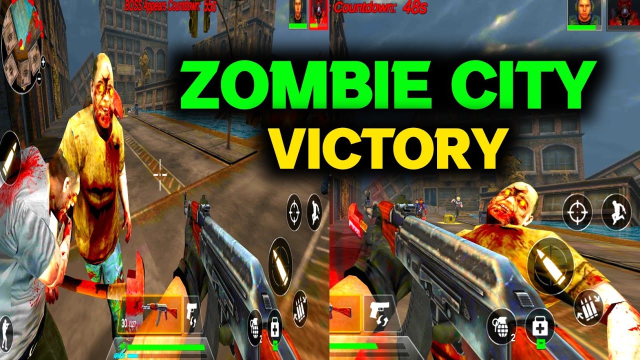 fps strike ops modern arena || Zombie City Difficulty - C Survival || shooter game | Android game